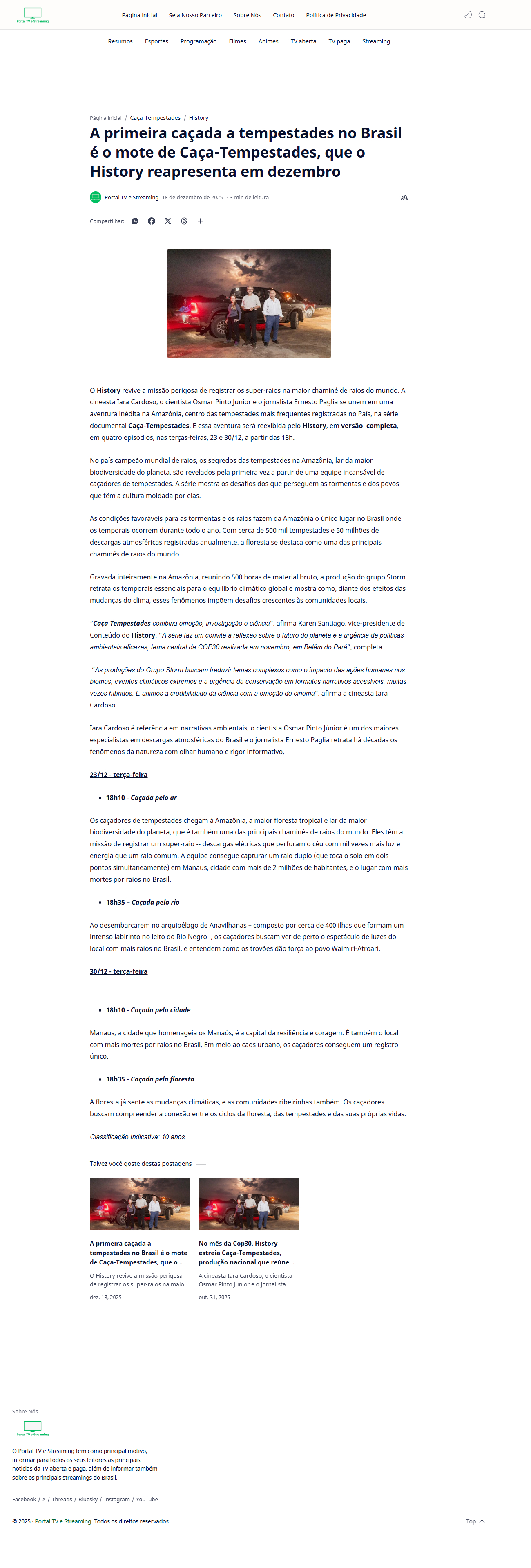 CBN Vale - Iara Cardoso destaque FLIM